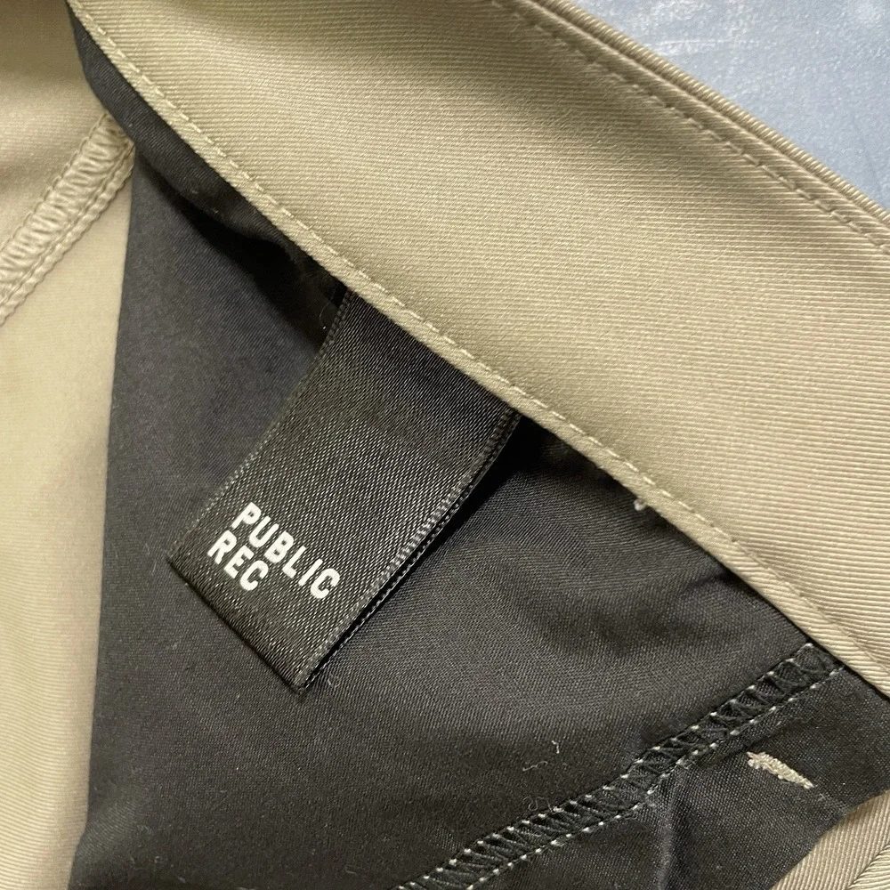 Public Rec Gamechanger Pants Mens 34x32 Green Stretch Performance Golf All Day